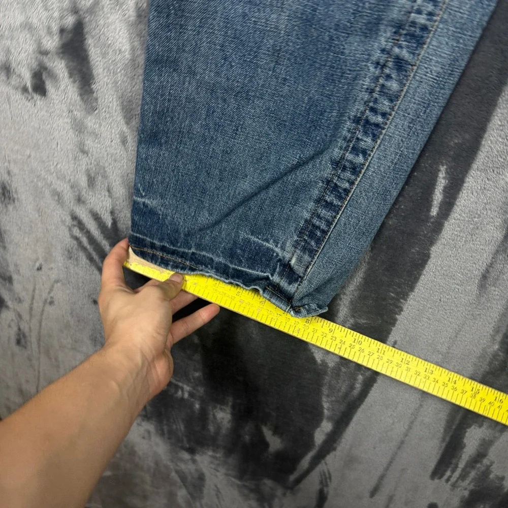 No Boundaries Jeans Mens 32x30 Blue Good Straight Leg Button Fly Cotton Denim